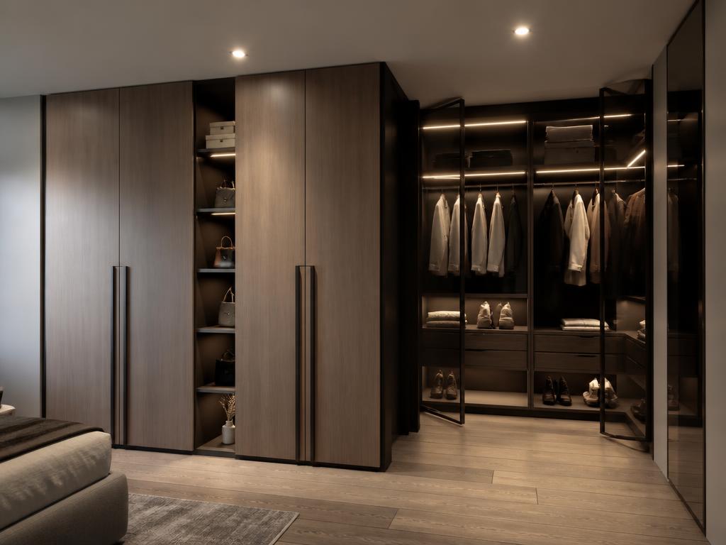 Dormitórios e Closets planejada pela Kidar